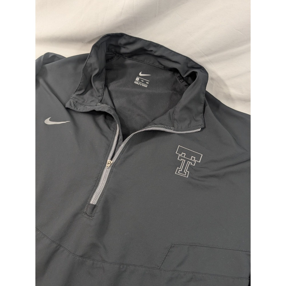 Texas Tech Red Raiders Nike Men 2XL Black Quarter Zip Pullover *Read